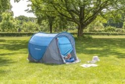 Dunlop Pop Up Tent 220 X 120 X 90 Cm - Grijs/ Blauw - 1 Persoons -Buitenkampeer Winkel 1200x800 62