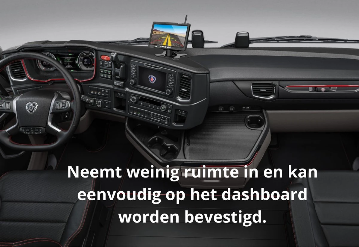 SightStrong Draadloze Achteruitrijcamera - 7” Scherm - Nachtzicht 18LED 15m 7 SightStrong Draadloze Achteruitrijcamera - 7” Scherm - Nachtzicht 18LED 15m - Afbeelding 7