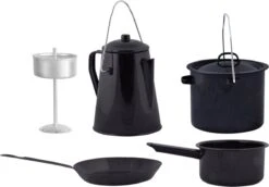 ESSCHERT DESIGN Pannenset Kampvuur - 4 Delig - Outdoor - Metaal -Buitenkampeer Winkel 1200x837 1