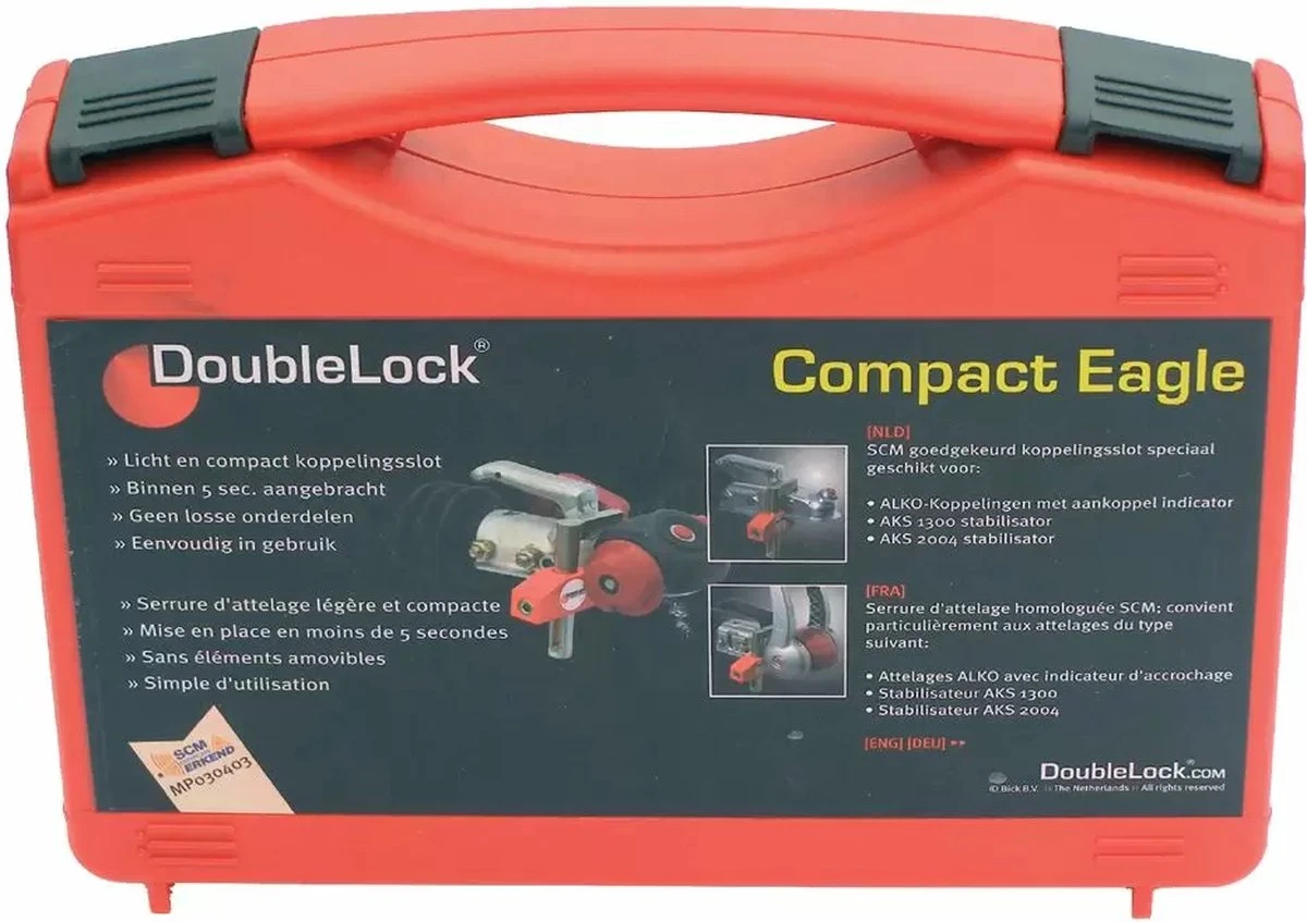 SCM Gekeurd Compact Eagle Disselslot Van DoubleLock (AL-KO) 3 SCM Gekeurd Compact Eagle Disselslot Van DoubleLock (AL-KO) - Afbeelding 3