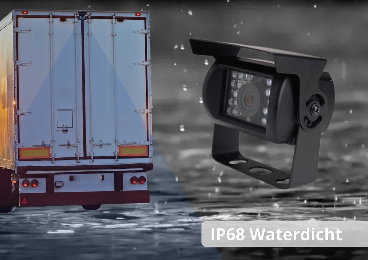 SightStrong Draadloze Achteruitrijcamera - 7” Scherm - Nachtzicht 18LED 15m 4 SightStrong Draadloze Achteruitrijcamera - 7” Scherm - Nachtzicht 18LED 15m - Afbeelding 4