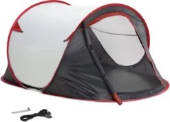 JEMIDI Tweepersoons Pop-up Tent - Opgooitent, Werptent Voor 2 Personen - Ideaal Als Festivaltent Of Kampeertent - Verschillende Kleuren -Buitenkampeer Winkel 1200x858 3