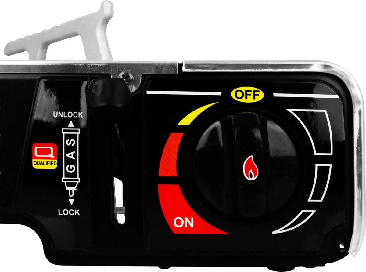 SMH LINE® Dubbele Camping Kooktoestel - 2 Pits - 2x 2500W - Incl. 16x Gasflessen 4 SMH LINE® Dubbele Camping Kooktoestel - 2 Pits - 2x 2500W - Incl. 16x Gasflessen - Afbeelding 4