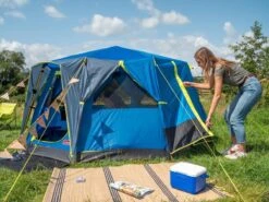 Coleman OctaGo Tent - Festival - 3-Persoons - Blauw/lime -Buitenkampeer Winkel 1200x900 21