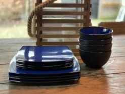 Camping Servies - 12 Delig – 100% Melamine Servies Set – Campingservies – Melamine Servies - Blue Ocean 9 Camping Servies - 12 Delig – 100% Melamine Servies Set – Campingservies – Melamine Servies - Blue Ocean -Buitenkampeer Winkel 1200x900 24