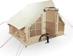 Opblaasbare Vier Persoons Tent Beige 300x200x210 Cm -Buitenkampeer Winkel 1200x920 5