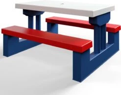 Merkloos Kinder Picknicktafel Met Parasol - Blauw 19 Merkloos Kinder Picknicktafel Met Parasol - Blauw -Buitenkampeer Winkel 1200x944