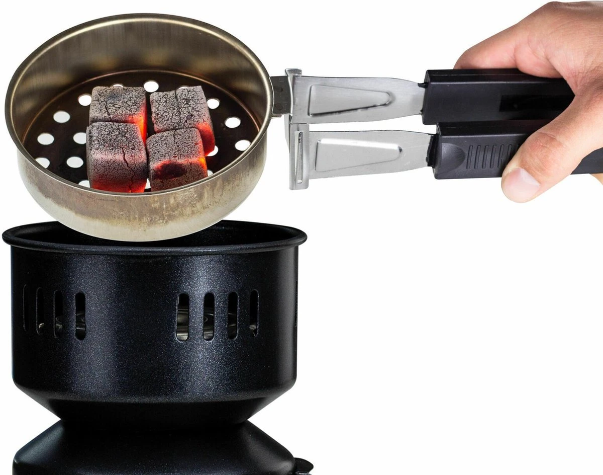 SMH LINE® Kolenbrander - Elektrische Kolenbrander - 600W - Incl. Tang 3 SMH LINE® Kolenbrander - Elektrische Kolenbrander - 600W - Incl. Tang - Afbeelding 3