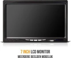 Strex Draadloze Achteruitrijcamera Met 2 Camera's - 7” Scherm - Nachtzicht 18LED 15m -Buitenkampeer Winkel 1200x982