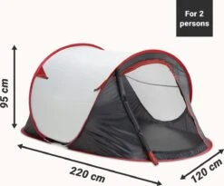 JEMIDI Tweepersoons Pop-up Tent - Opgooitent, Werptent Voor 2 Personen - Ideaal Als Festivaltent Of Kampeertent - Verschillende Kleuren -Buitenkampeer Winkel 1200x994 1