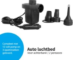 Auto Luchtbed Voor Achterbank - Met 12v Elektrische Pomp -Buitenkampeer Winkel 1200x997