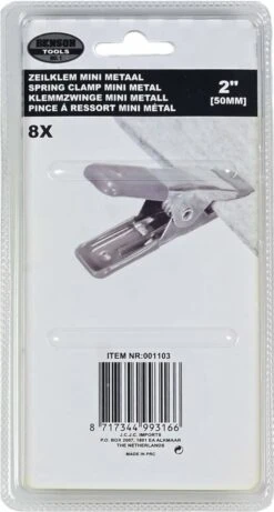 Benson Metalen Veerklem - 50 Mm - 8 Stuks -Buitenkampeer Winkel 643x1200