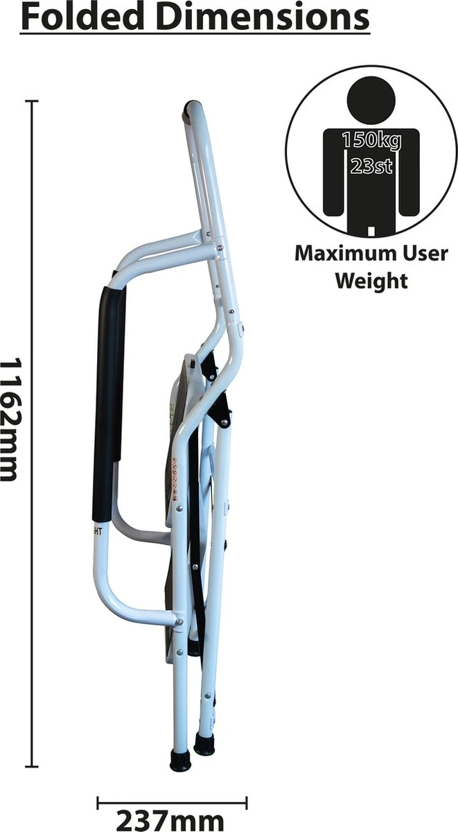 Aidapt Opstapkruk Met Leuning - 2 Treden 7 Aidapt Opstapkruk Met Leuning - 2 Treden - Afbeelding 7