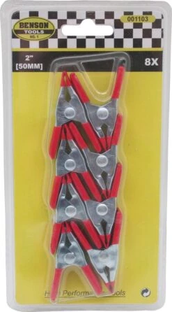 Benson Metalen Veerklem - 50 Mm - 8 Stuks -Buitenkampeer Winkel 665x1200