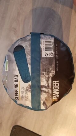 Max Ranger - XL Mummieslaapzak Blauw 220 X 80 Cm - Extra Grote Mummieslaapzak - XL Mummie Slaapzak Blauw -Buitenkampeer Winkel 674x1200 1