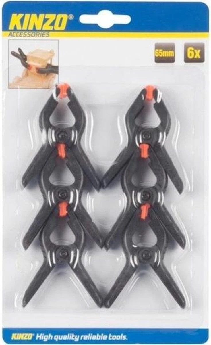 Merkloos 6x Zwarte Hobby Lijmklemmen 65 Mm - Marktkraam Klemmen/ Hobbyklemmen 6 Stuks 1 Merkloos 6x Zwarte Hobby Lijmklemmen 65 Mm - Marktkraam Klemmen/ Hobbyklemmen 6 Stuks