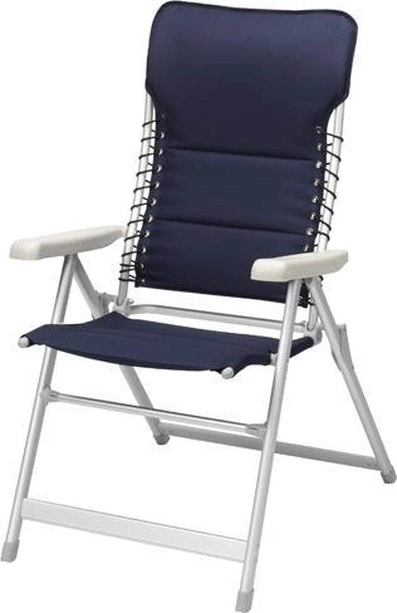 Campart Campingstoel CH-0592 - Opvouwbaar Met Hoofdsteun - 7 Verstelbare Standen - Lichtgewicht - Blauw 1 Campart Campingstoel CH-0592 - Opvouwbaar Met Hoofdsteun - 7 Verstelbare Standen - Lichtgewicht - Blauw