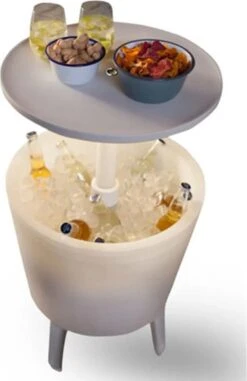Keter Coolbar Partytafel – Lichtgevend - 49,5x49,5x57cm - Wit -Buitenkampeer Winkel 778x1200 2