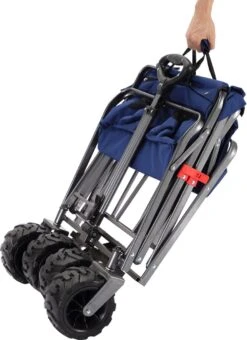 AREBOS Handkar | Transportwagen | Apparatuurwagen | Opvouwbaar | Blauw -Buitenkampeer Winkel 873x1200 1