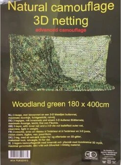 Camouflagenet 4 Meter Proloo. Hoogte 1,80x Lengte 4mtr - Camonet - Tuinnet - Schaduwdoek -Buitenkampeer Winkel 881x1200 1