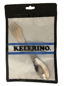 KELERINO. RVS Spork - Survival Outdoor Camping - Vork, Lepel & Mes -Buitenkampeer Winkel 899x1200