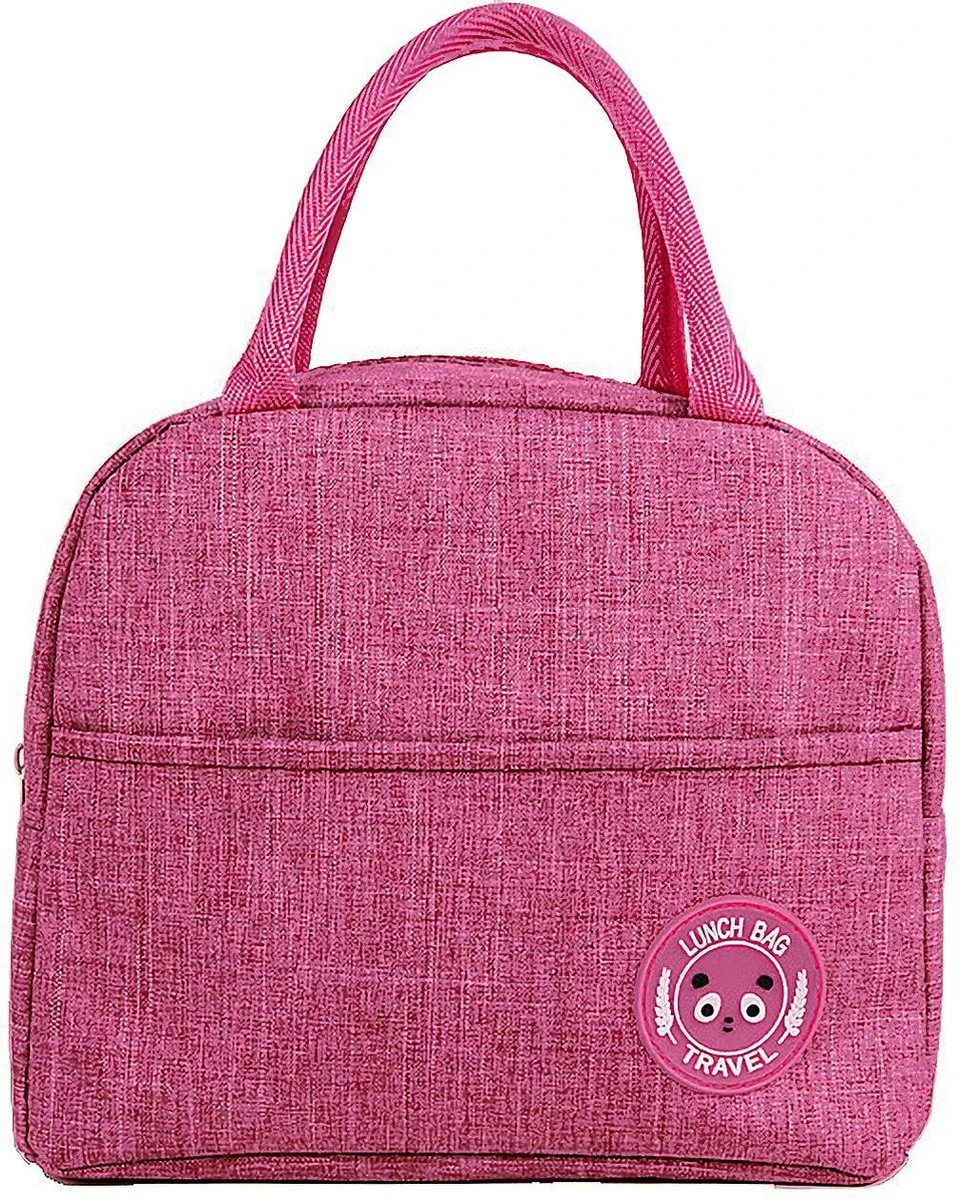 Koeltas - Lunchtas - Volwassenen En Kinderen - Compact & Handig: Zomer - Picknick -School - Lunch - Werk - Klassiek Roze 1 Koeltas - Lunchtas - Volwassenen En Kinderen - Compact & Handig: Zomer - Picknick -School - Lunch - Werk - Klassiek Roze