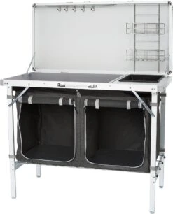 Campart Campingkeuken KI-0757 – Complete Keuken En Campingkast – Opvouwbaar En Inclusief Draagtas - Grijs 12 Campart Campingkeuken KI-0757 – Complete Keuken En Campingkast – Opvouwbaar En Inclusief Draagtas - Grijs -Buitenkampeer Winkel 969x1200